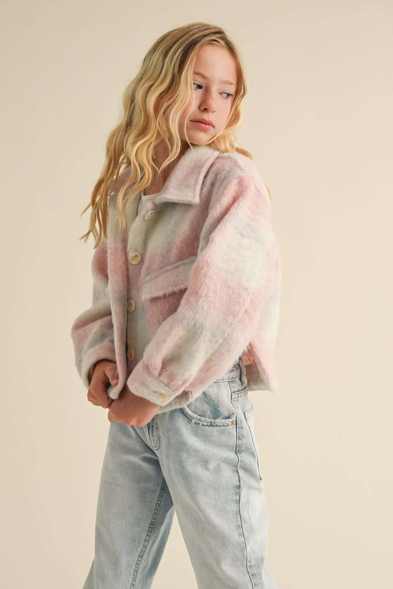 Cropped Cotton Candy Jacket - Anderson Ave boutique