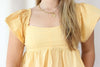 Daisy Ruffle Top - Yellow - Anderson Ave boutique