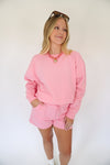 Dark Pink Cozy Lounge Set - Anderson Ave boutique