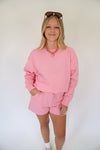 Dark Pink Cozy Lounge Set - Anderson Ave boutique