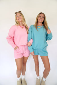 Dark Pink Cozy Lounge Set - Anderson Ave boutique