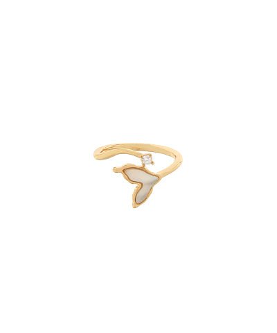 Dolphin Tale Band Gold Ring - Anderson Ave boutique