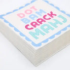 Dot Bam Crack Mahj Cocktail Napkins - Anderson Ave boutique