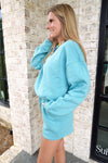 Dusty Teal Cozy Lounge Set - Anderson Ave boutique