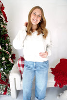 Ella Heather Gray Button - Front Cozy Fleece Sweatshirt – Soft Winter Pullover - Anderson Ave boutique