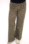 Ella Leopard Pattern Wide - Leg Jeans - Anderson Ave boutique