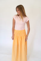 Essential Cap Sleeve Crop Top – Soft Blush Pink - Anderson Ave boutique