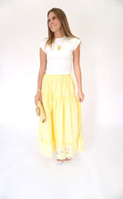 Essential White Fitted Crop Top – Chic Cap Sleeve Cotton Blend - Anderson Ave boutique