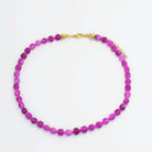 Fuchsia Gemstone Necklace - Anderson Ave boutique