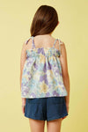 Girls’ Mauve Ruffle Sleeve Ribbed Tank Top - Anderson Ave boutique
