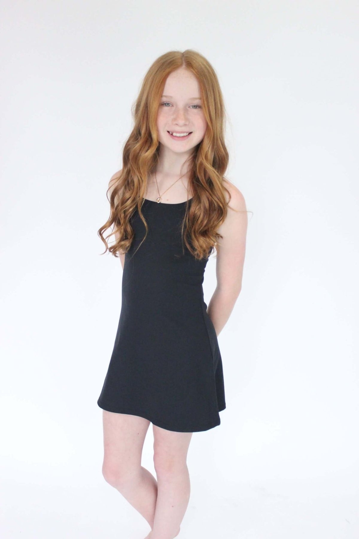 Girls Tennis Dress - Black - Anderson Ave boutique