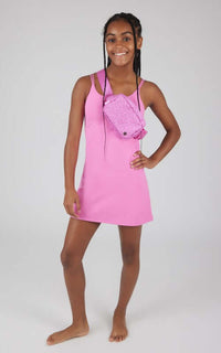 Girls Tennis Dress - Pink - Anderson Ave boutique