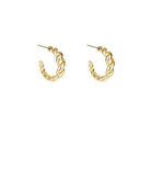 Gold Twisted Hoops 1 1/2" - Anderson Ave boutique