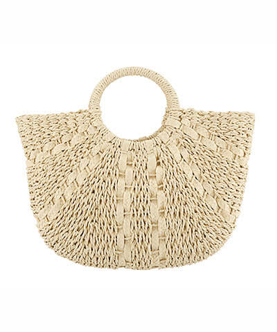 Handwoven Straw Tote Bag - Anderson Ave boutique