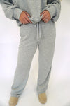 Heather Gray Quarter - Zip Lounge Set - Anderson Ave boutique