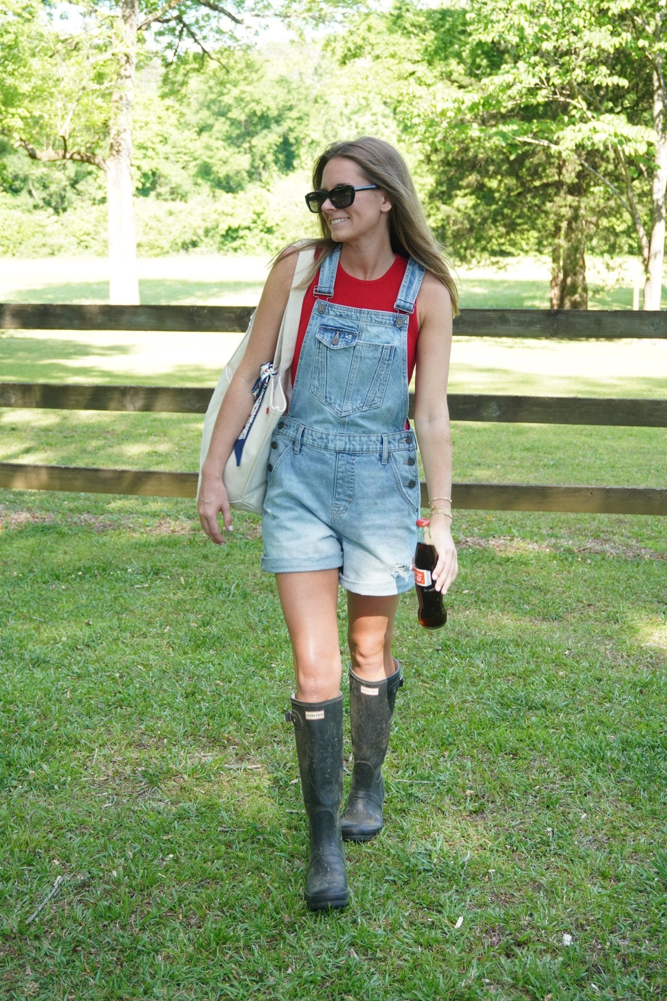 Hidden Denim Overall Shorts - Anderson Ave boutique