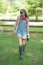 Hidden Denim Overall Shorts - Anderson Ave boutique