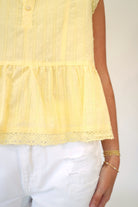 High - Rise White Cutoff Denim Shorts - Anderson Ave boutique