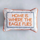 Home Is Where the Eagle Flies Needlepoint Pillow - Anderson Ave boutique
