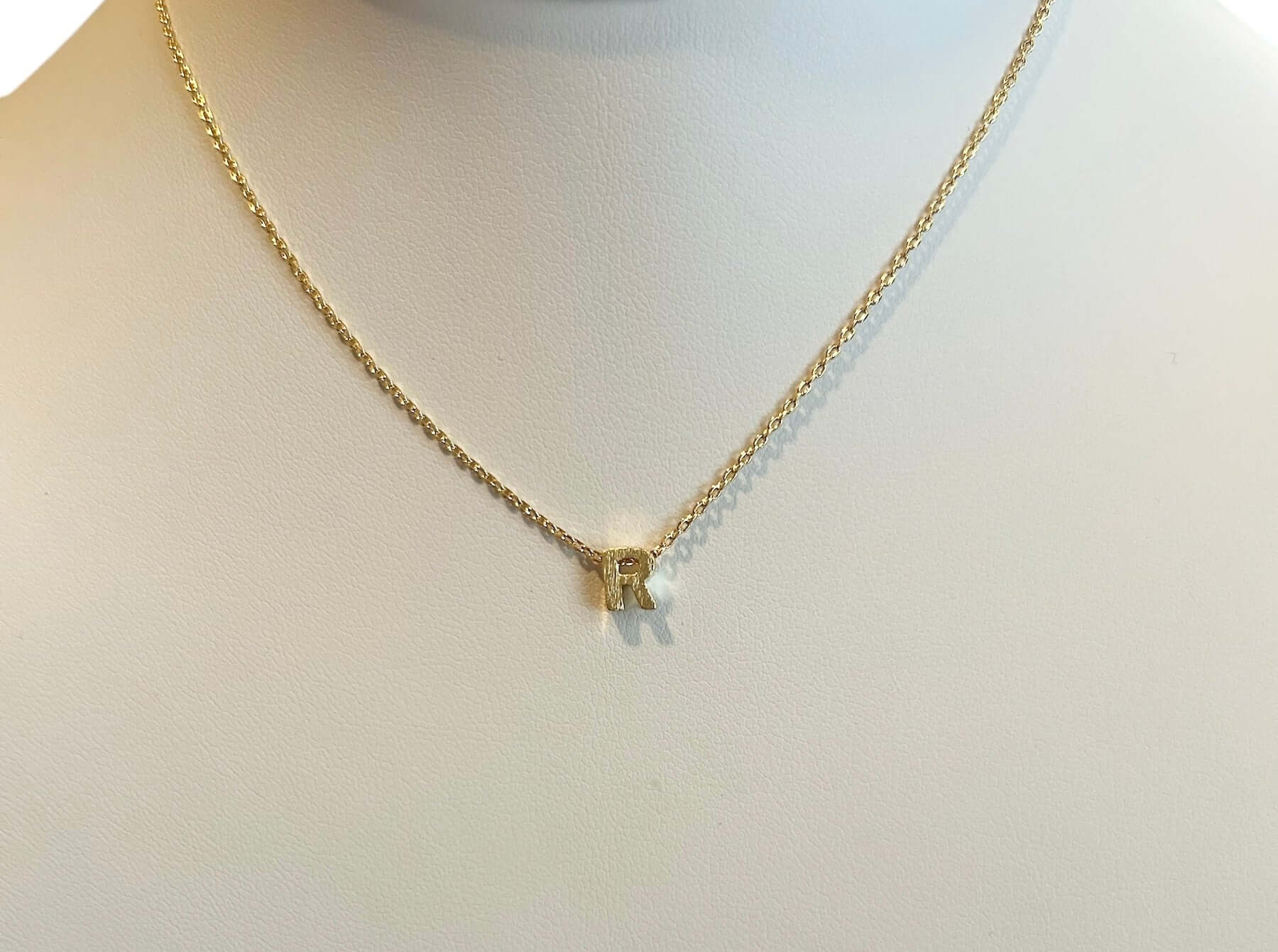 Initial Necklace - Gold - Anderson Ave boutique