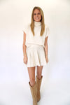 Ivory Knit Sweater Skirt Set - Anderson Ave boutique
