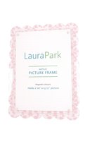 Laura Park Chintz Rose Scalloped Acrylic Magnetic Picture Frame - Anderson Ave boutique