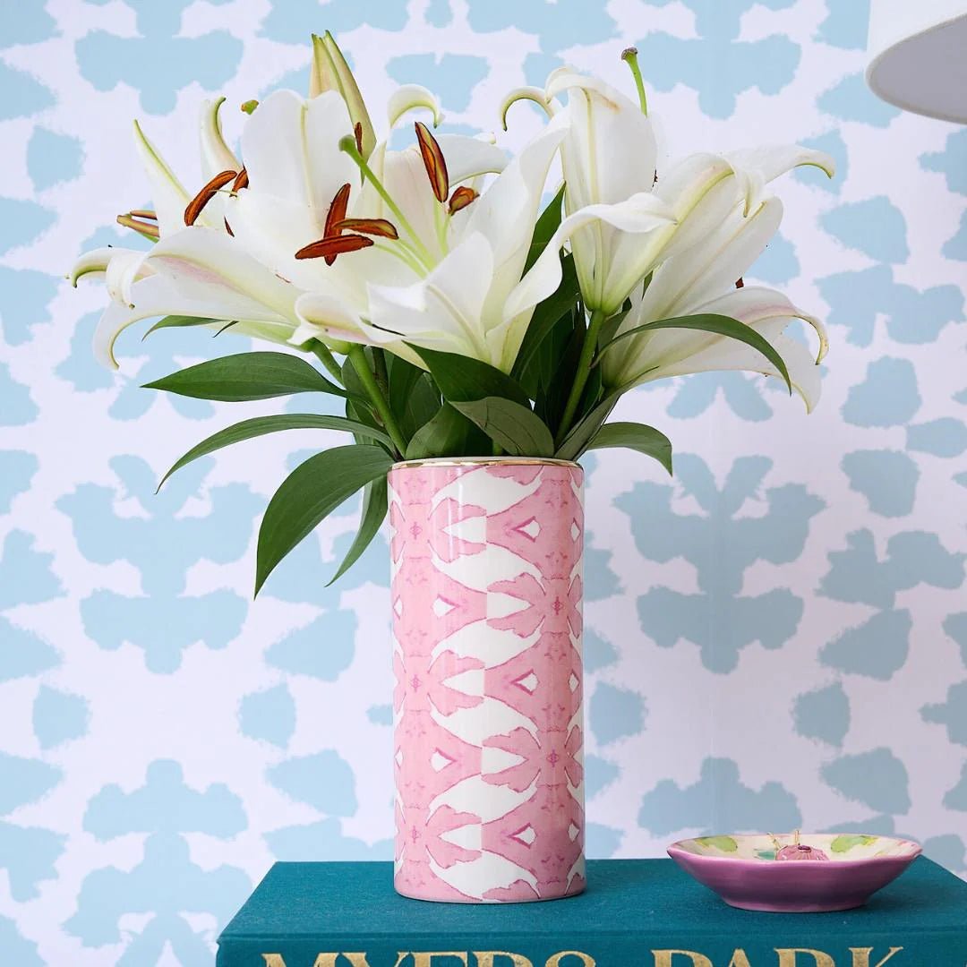 Laura Park Palm Mist Vase - Pink - Anderson Ave boutique