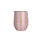 Laura Park Rosemary Stripe Pink 12oz Insulated Wine Tumbler - Anderson Ave boutique