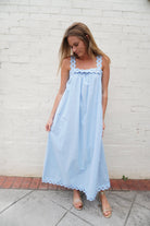Light Blue Midi Dress - Anderson Ave boutique
