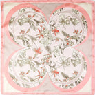 Lilies & Wildflowers Silk - Feel Scarf - Pink - Anderson Ave boutique