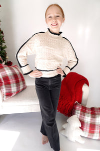 Lilly Wide Leg Jeans Black - Anderson Ave boutique