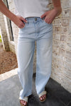Lilly Wide Leg Jeans Light Wash - Anderson Ave boutique