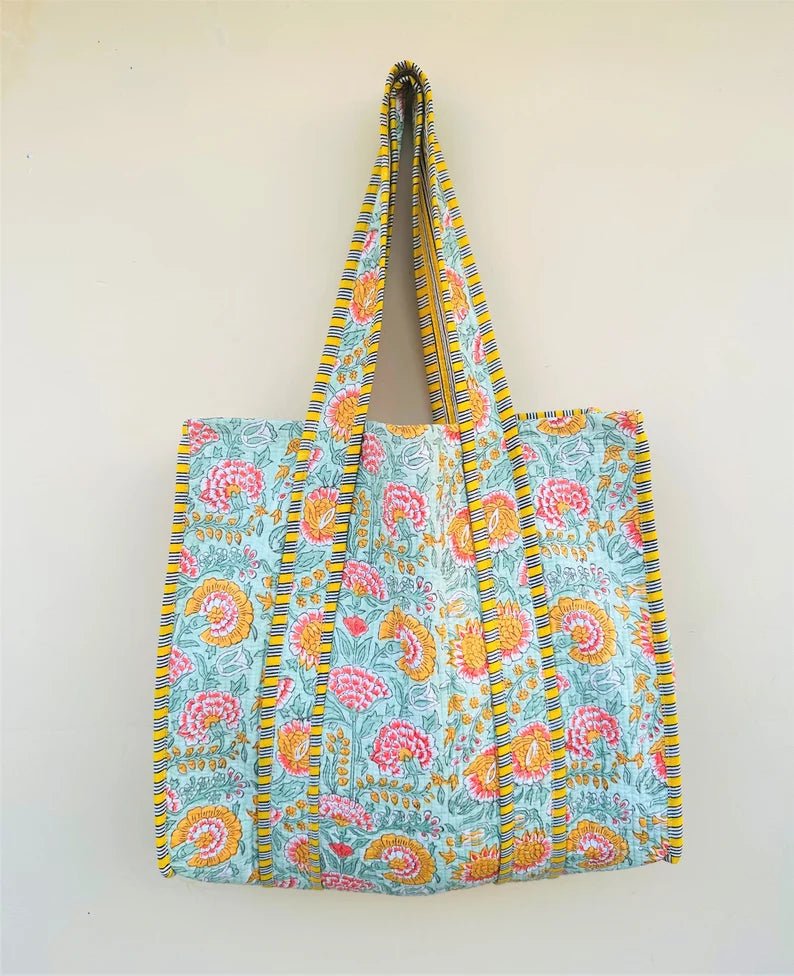 Maddie Quilted Tote Bag - Anderson Ave boutique