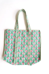 Maddie Quilted Tote Bag - Anderson Ave boutique