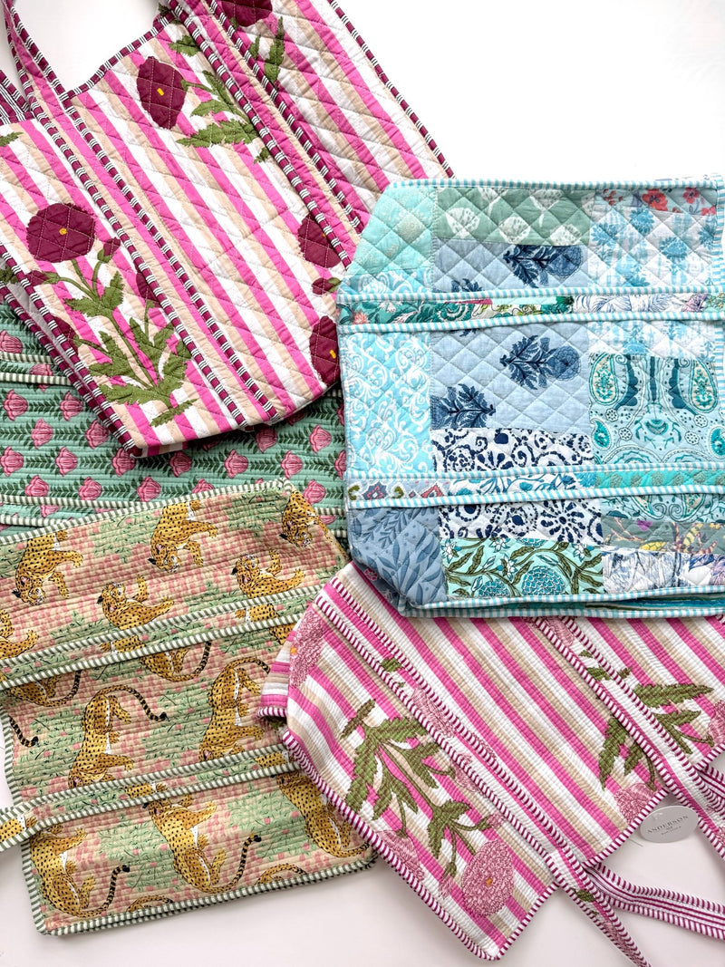 Maddie Quilted Tote Bag - Anderson Ave boutique