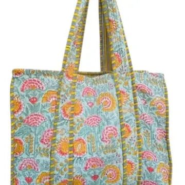 Maddie Quilted Tote Bag - Anderson Ave boutique