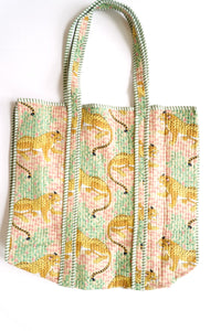 Maddie Quilted Tote Bag - Anderson Ave boutique