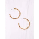 Mette Twisted Hoop Earring Gold - Anderson Ave boutique