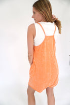 Mineral Wash Sleeveless Knit Romper - Effortless Cotton Loungewear with Pockets - Anderson Ave boutique