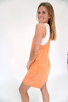 Mineral Wash Sleeveless Knit Romper - Effortless Cotton Loungewear with Pockets - Anderson Ave boutique