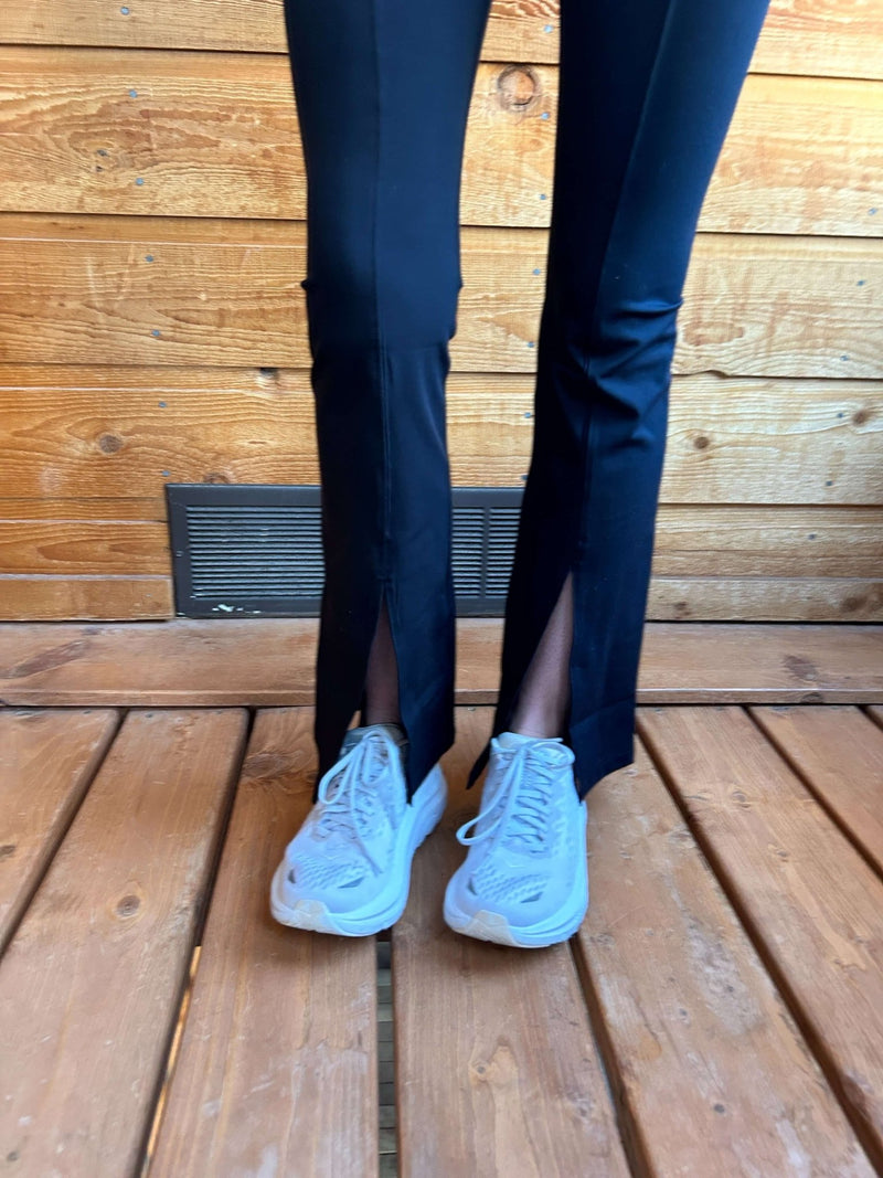 Never Better Flair Yoga Pants - Black - Anderson Ave boutique