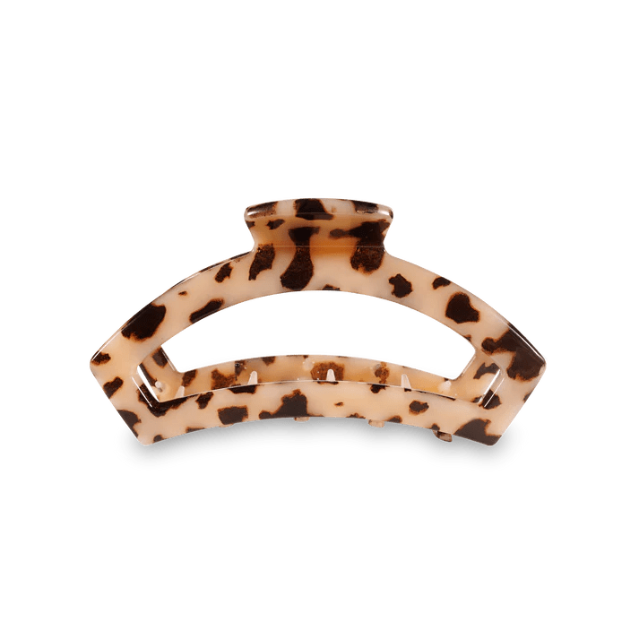 Open Blonde Tortoise Medium Claw Hair Clip - Anderson Ave boutique