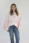 Our Loving Heart Sweater - Anderson Ave boutique
