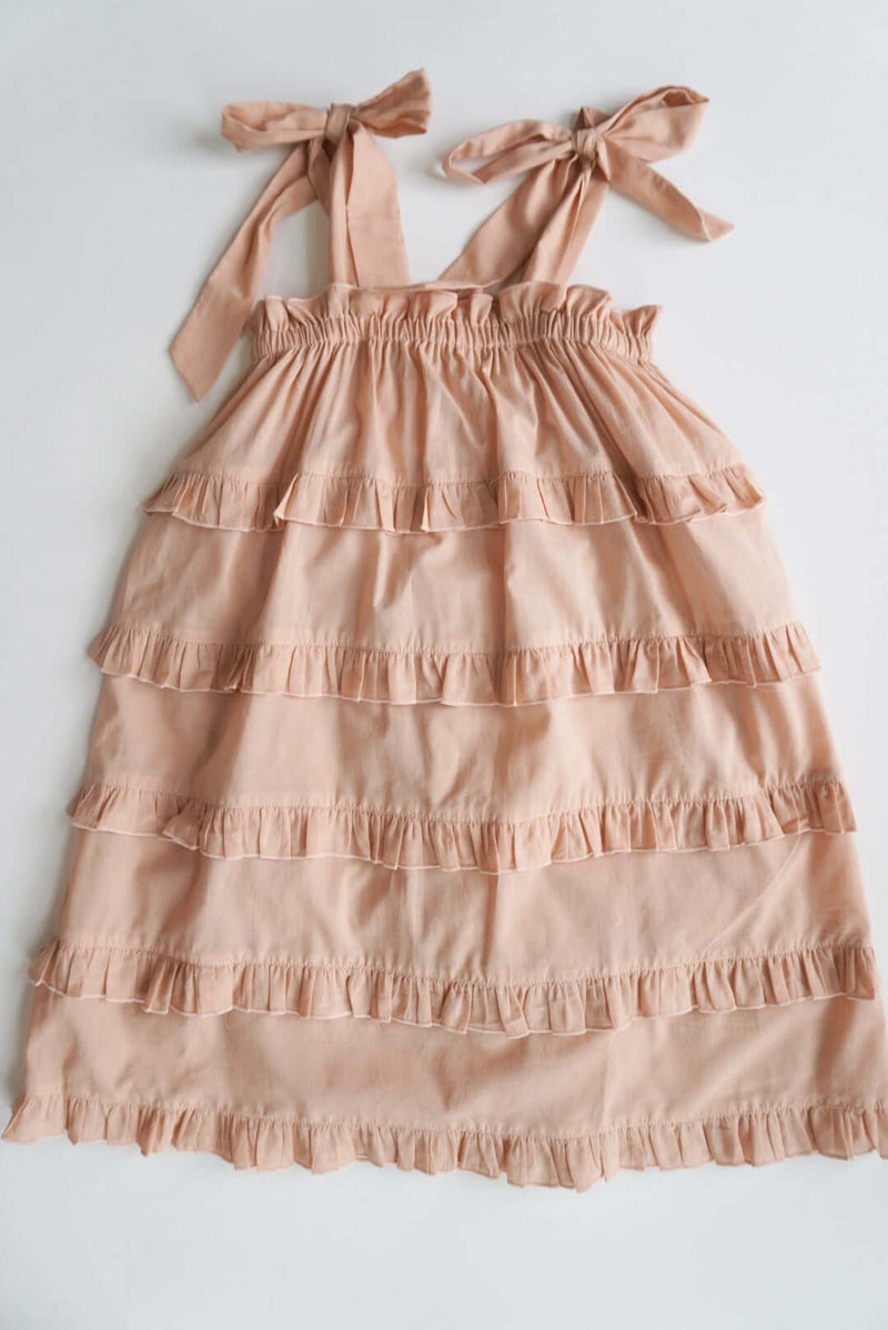 Peachy Ruffle Daydream Dress - Anderson Ave boutique