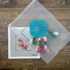 Pink Flower Needlepoint Kit - Anderson Ave boutique