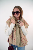 Polka Dot Sherpa Vest - Anderson Ave boutique
