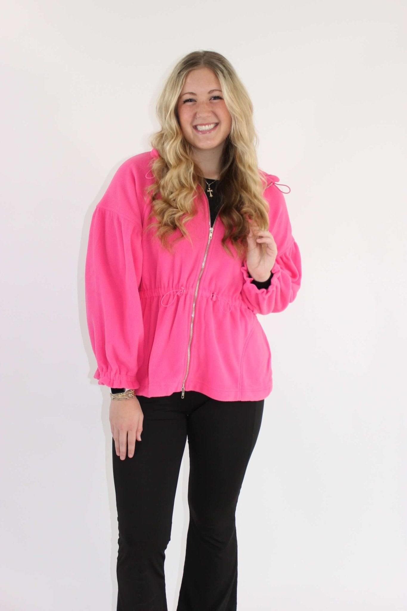 Pop Of Pink Jacket - Anderson Ave boutique