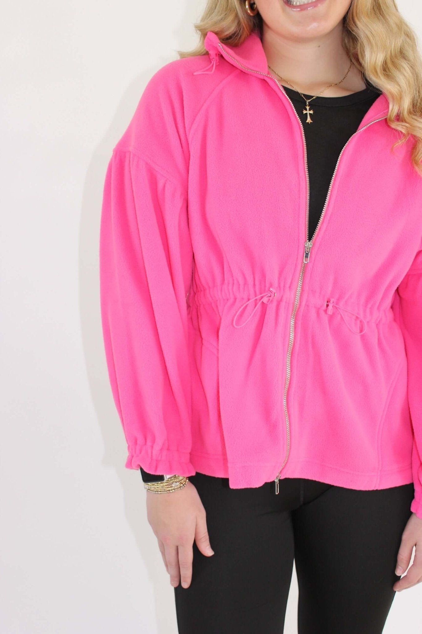 Pop Of Pink Jacket - Anderson Ave boutique