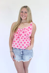 Pretty in Pink One - Shoulder Ruffle Top - Anderson Ave boutique