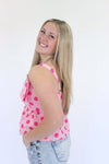 Pretty in Pink One - Shoulder Ruffle Top - Anderson Ave boutique